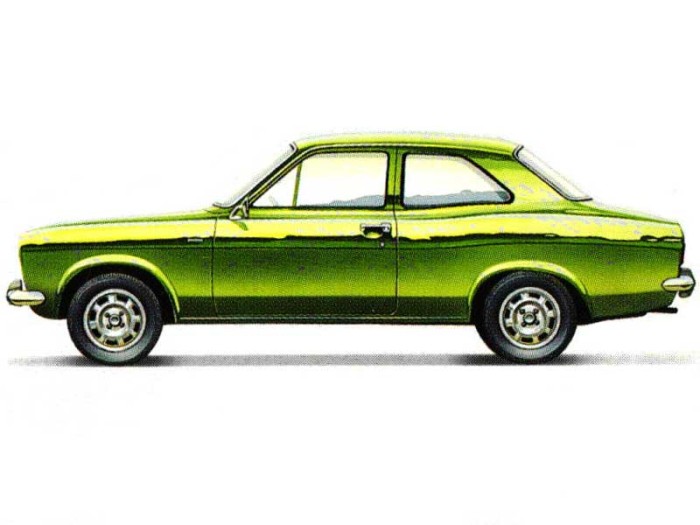 Ford Escort Hundeknochen